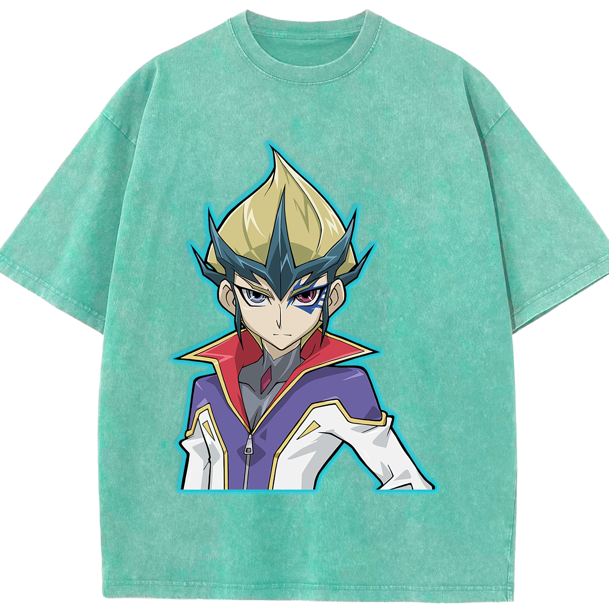 （画像用） 遊☆戯☆王 Yu-Gi-Oh! 綿100% ヴィンテージ風 半袖Tシャツ（フロントプリント）